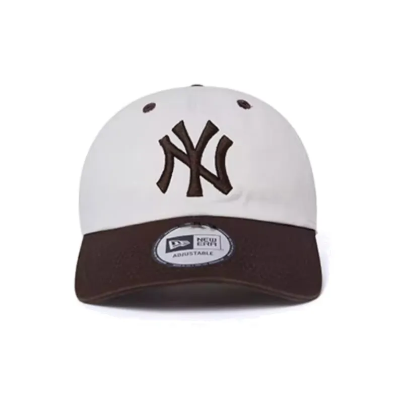 New Era Cotton Baseball Caps Unisex Brown-1