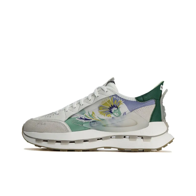 V&A x FILA KM MORGAN Durable Breathable Low Top Casual Running Shoes Women's Beige-0