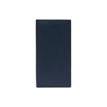 Valextra Calfskin Wallet Women's Dark Blue