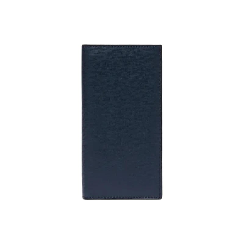 Valextra Calfskin Wallet Women's Dark Blue-0