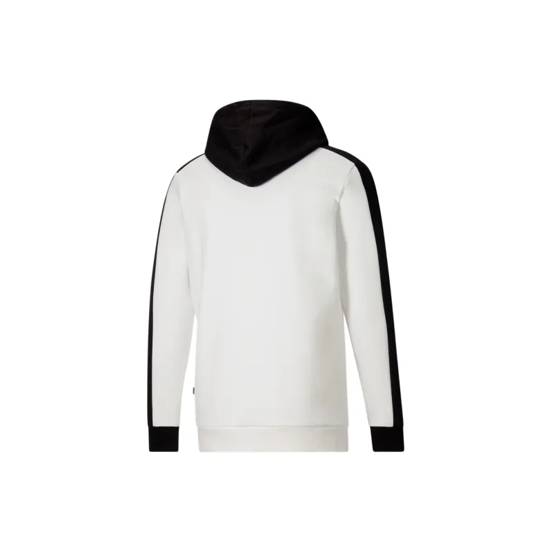PUMA ESS Block Tape Men's Hoodie Sweatshirt Men's White-1