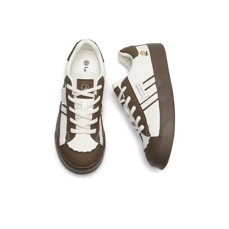 La Chapelle Wear-resistant And Lightweight Low-Top Skateboard Shoes Women's-12