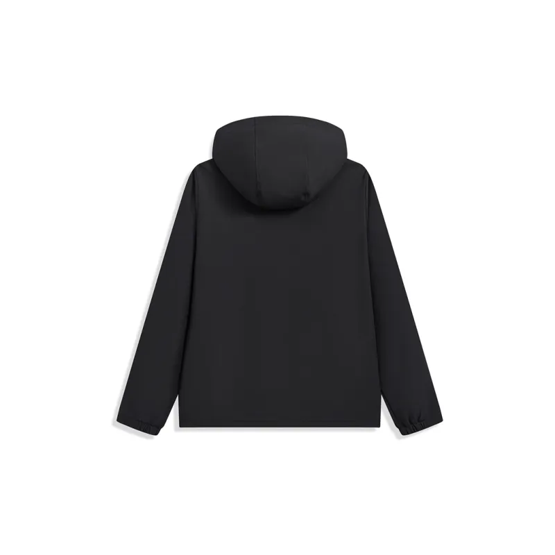 XTEP Trench Coat Men's Jet Black-1