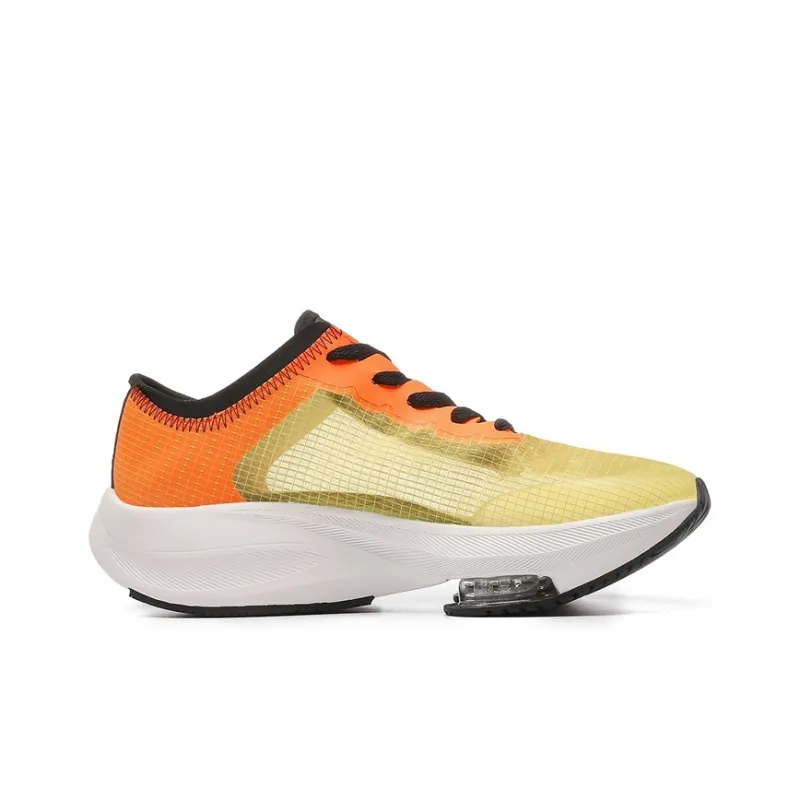 VOIT Cushioning Rebound Abrasion Resistant Lightweight Breathable Low Top Air Cushion Running Shoes Unisex Orange-1