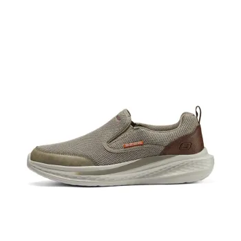 Skechers Cushioned Wear Resistant Full Coverage Lightweight Low Top Casual Shoes Men's Brown