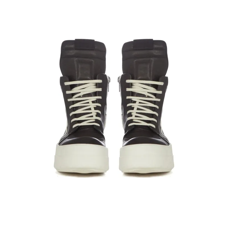 RICK OWENS/RO High Top Skateboard Shoes Men's Black-2