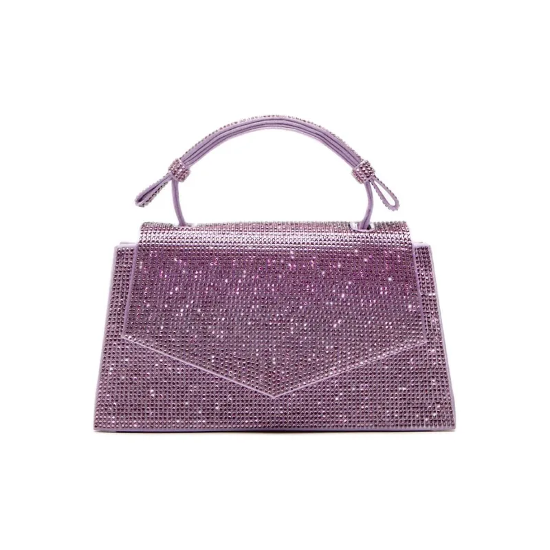 ZARA Polyester Handbag Crossbody Bag Mini Women's Dark Purple-0