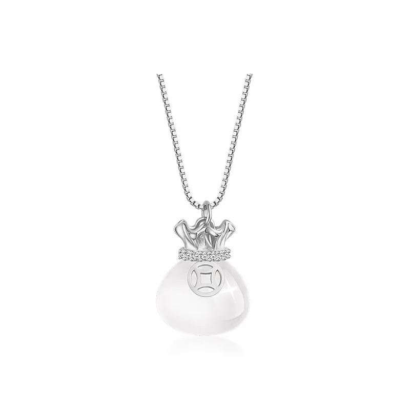 OQD Chalcedony Necklaces Women's-0
