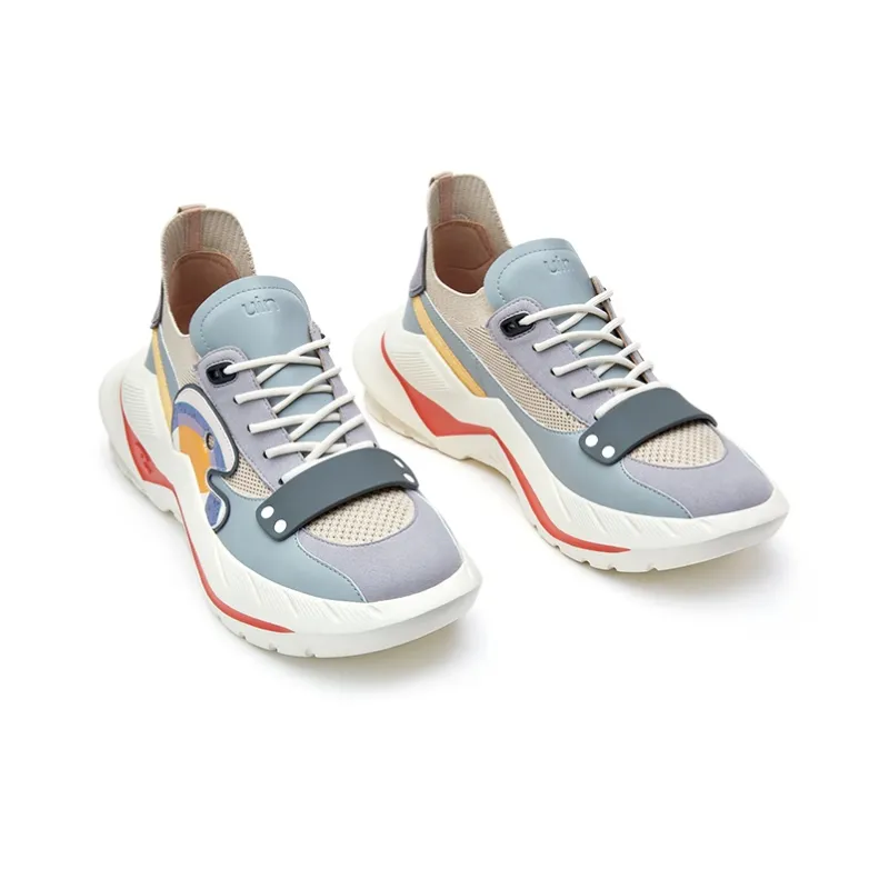 U.IN Painted Travel Shoes Clarks 5 Slip-Resistant Low-Top Casual Shoes Men's-1