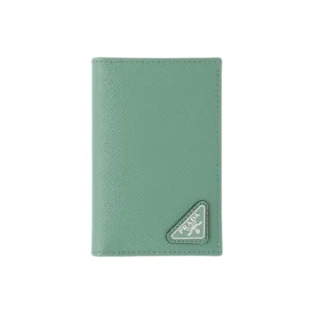 PRADA Saffiano Leather Wallet Men's Sage Green