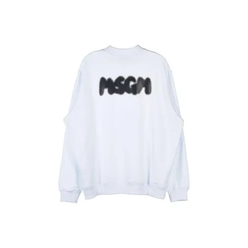 MSGM Sweatshirts Unisex White