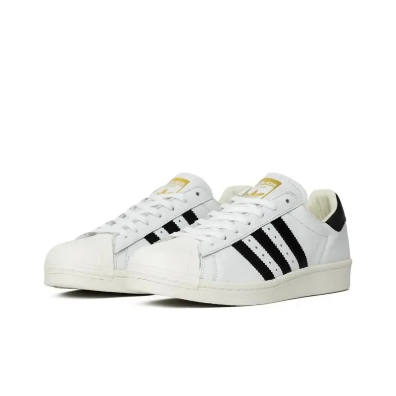 Adidas Superstar White/Black/Gold Metallic-2