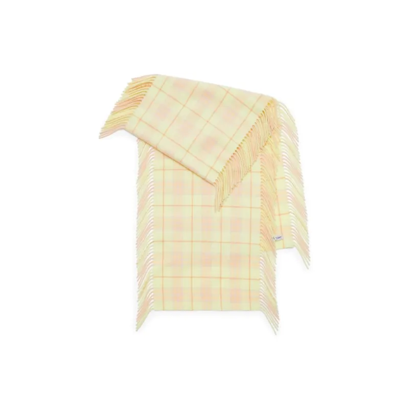 Burberry Check print Cashmere Scarf-0
