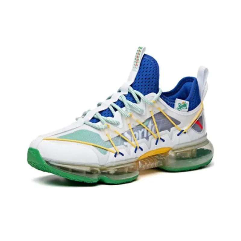Anta Low-Top Running Shoes Men's White Blue Green-1