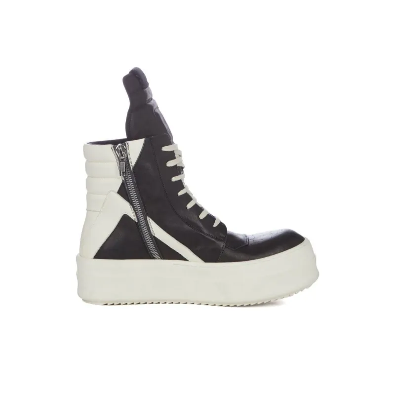 RICK OWENS/RO High Top Skateboard Shoes Men's Black-1