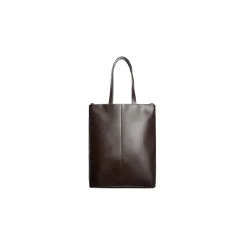 ZARA Cow Leather Tote Bag Shopping Bag Shoulder Bag Handbag Men's Brown
