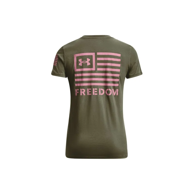Under Armour UA Freedom T-Shirt Women's Green-1