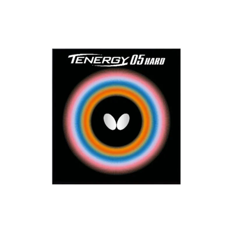Butterfly TENERGY 05 HARD Table Tennis Rubbers Sponge Inverted Rubber All Compatibility Hardness 43 Red-0