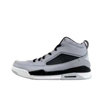 JORDAN Flight 9.5 Wolf Grey Vibrant Yellow Pure Platinum