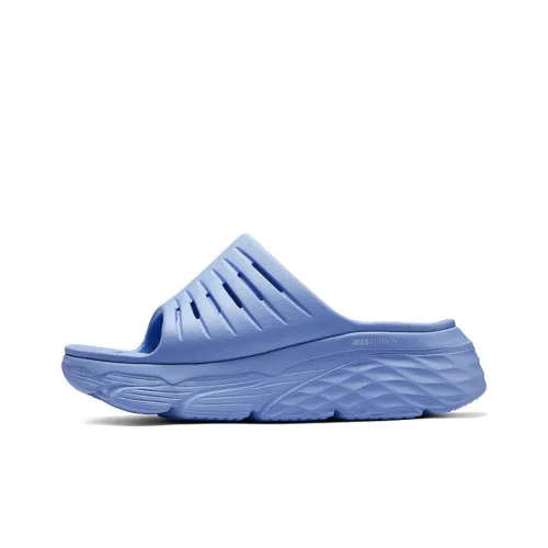 Skechers Max Cushioning Slide Slippers Women's Blue