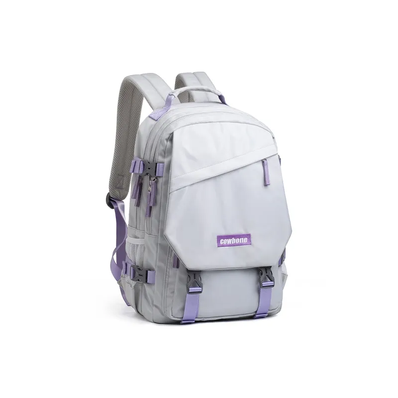 COWBONE Nylon Laptop Backpack Unisex Purple-9