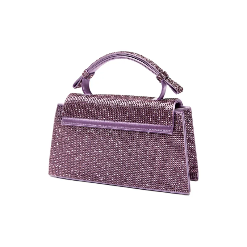 ZARA Polyester Handbag Crossbody Bag Mini Women's Dark Purple-1