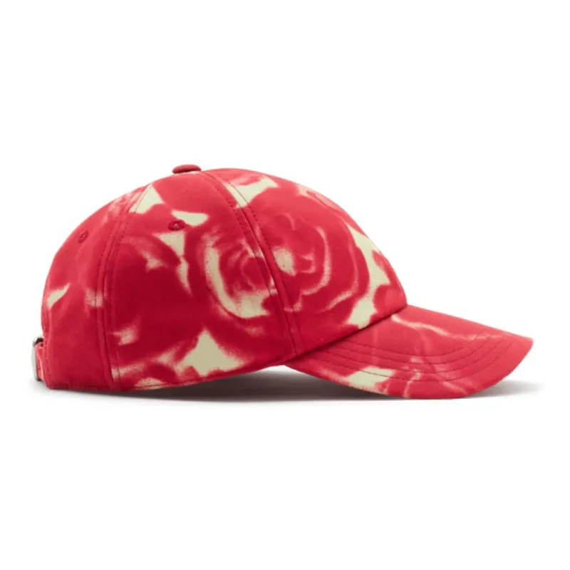 Burberry Cotton Baseball Caps Unisex Red-2