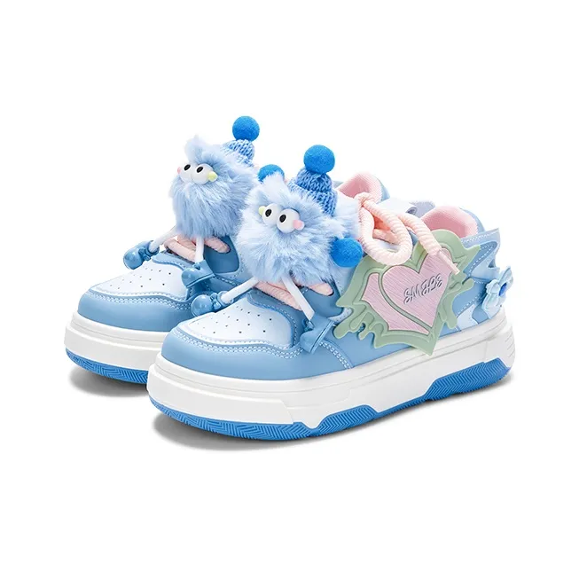 KARLIE KELLER Low Top Skateboard Shoes Women's Moon Blue-2
