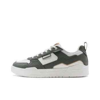 XTEP Unbounded Cushioning Wear Resistant Low Top Skateboard Shoes Men's Gray White