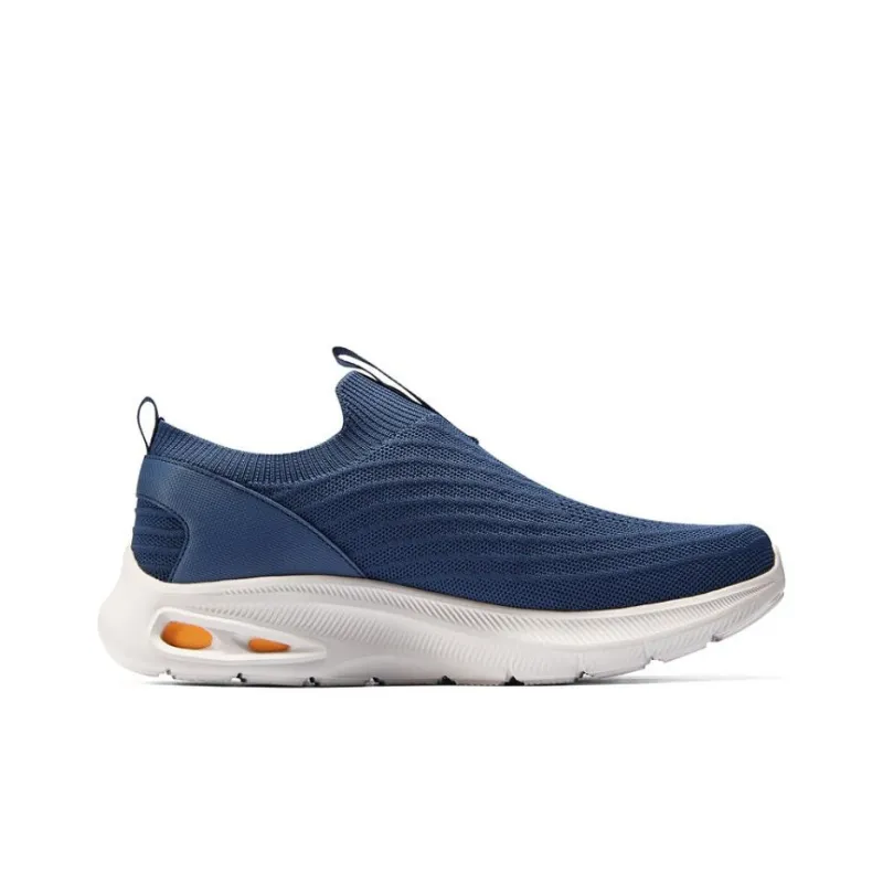 Skechers Durable Breathable Low Top Casual Shoes Men's Marine Blue-1