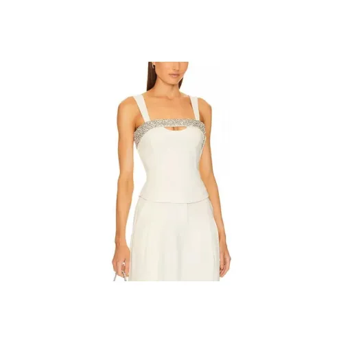 JONATHAN SIMKHAI Tank Tops Women's Natural White