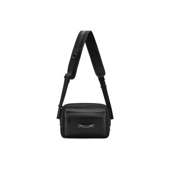 EPIPHQNY Skin Feel Material Crossbody Bag Shoulder Bag Unisex Black