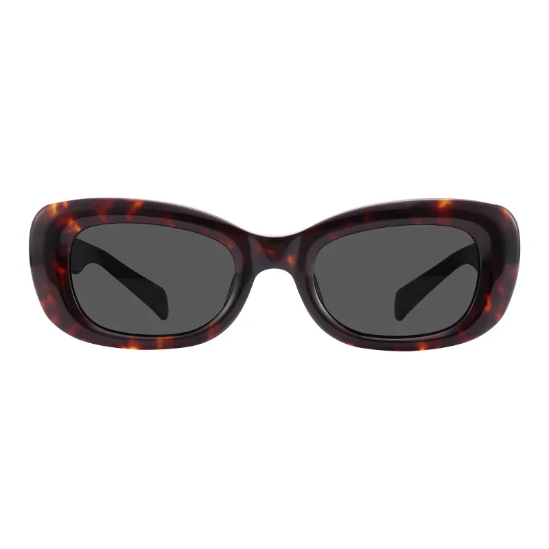SUYAN Plate Frame Irregular Shape Sunglasses Unisex-1