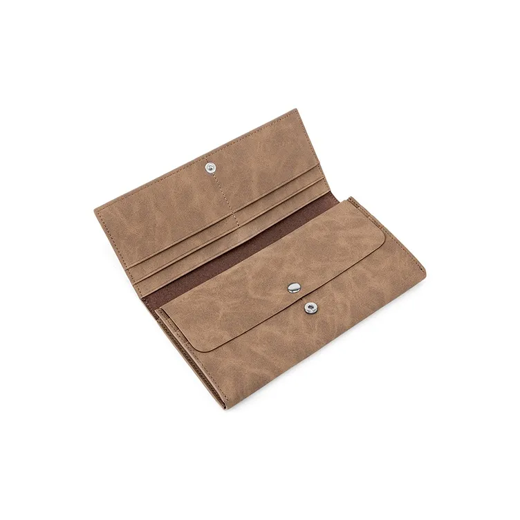 MashaLanti Synthetic Leather Wallet Men's Coffee/Smoke Gray-3