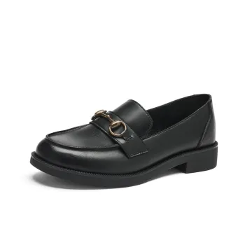 GEMEIQ Loafers Women's Low Top Black/Burgundy