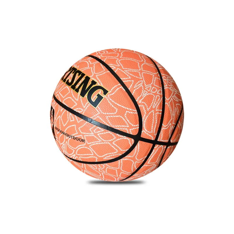 Vartsing x VARTSING PU Basketball Orange Size 7 Ball Glow Reflective Unisex-3