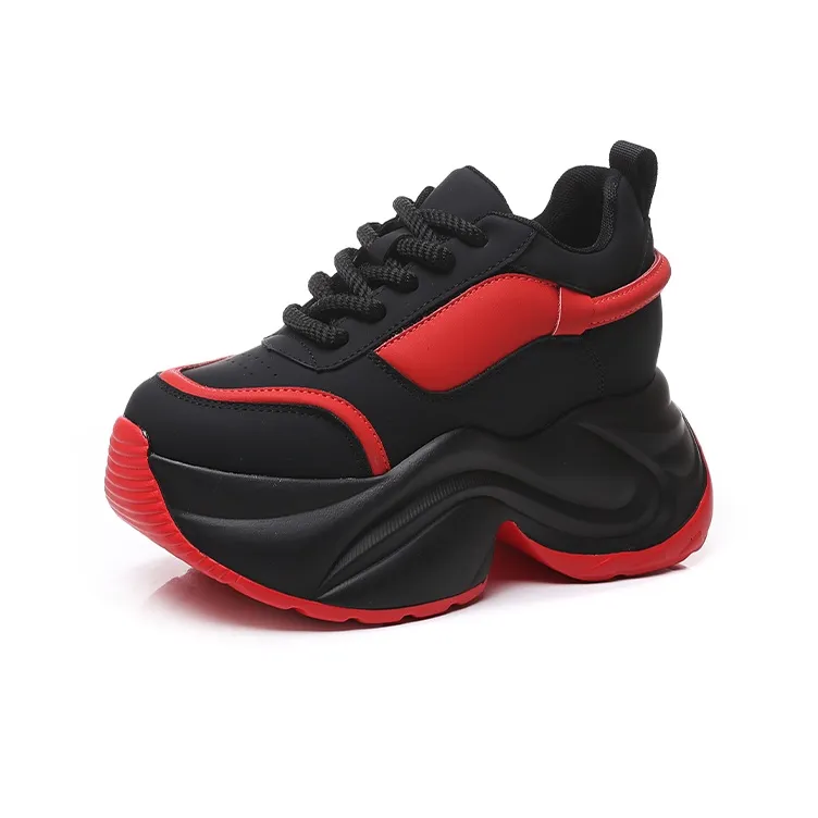 NRDROFFICIAL Warm Cushioning Wear-Resistant Lightweight Breathable Slip-Resistant Low-Top Chunky Sneakers Women's-22