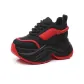 Black Red Fleece-Lined