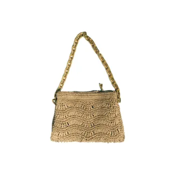 ZARA Cellulose Material Handbag, Shoulder Bag Women's Natural Color