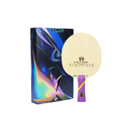 LOKI Qilin K7 Table Tennis Blades All Wood Centrally Balanced Blade Quick Attack Suitable Basic, Teenagers 6.8mm Timber