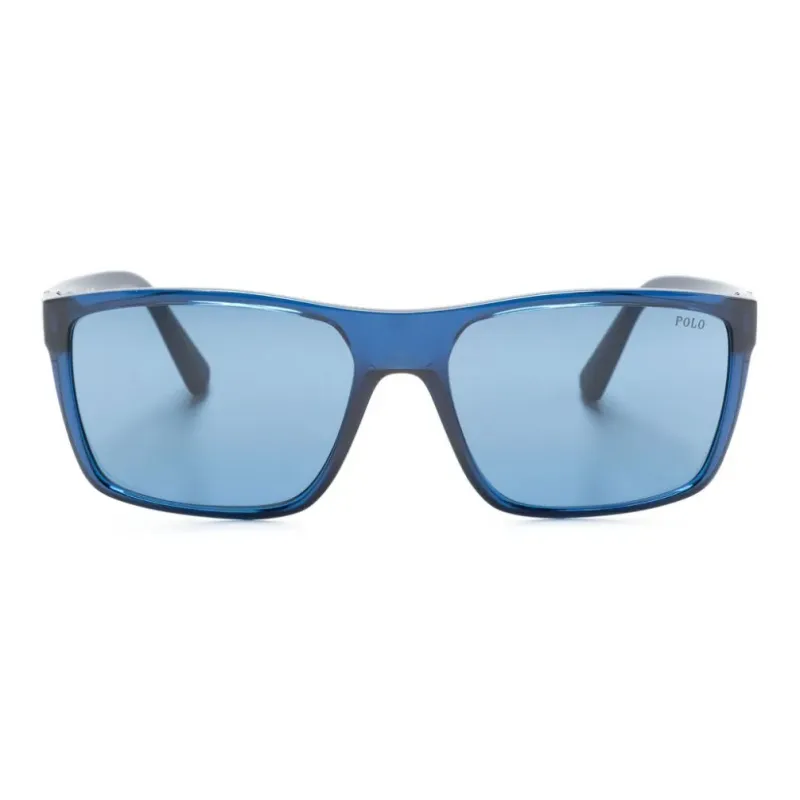 Polo Ralph Lauren Polo Pony-plaque Rectangle-frame Sunglasses-1