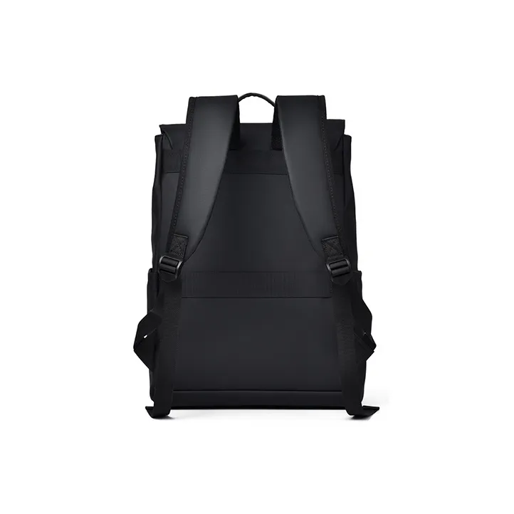 MashaLanti Nylon Fabric 15.4 Inch Computer Backpack For Middle And High School Extra Large Men's Black-3