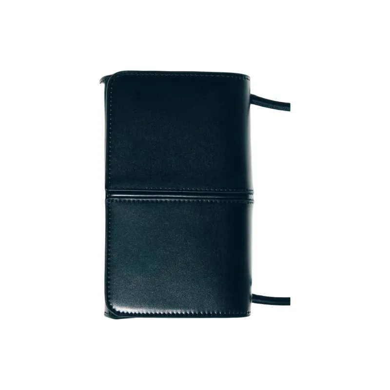 ZARA PU Handbag Shoulder Bag Crossbody Bag Small Size Women's Black-5
