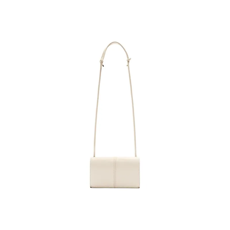 ZARA PU Handbag Shoulder Bag Crossbody Bag Mini Women's White-0