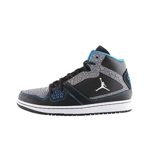 Jordan 1 Flight Black Photo Blue Cement Grey