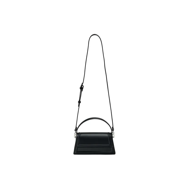 ZARA PU Handbag Shoulder Bag Crossbody Bag Small Size Women's Black-1