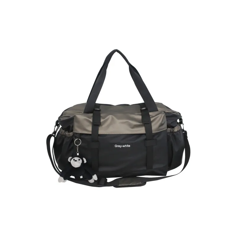 GEERDUN Oxford Shoulder Bag Crossbody Bag Gym Bag Unisex Green/Black/Champagne/Champagne Pink-8