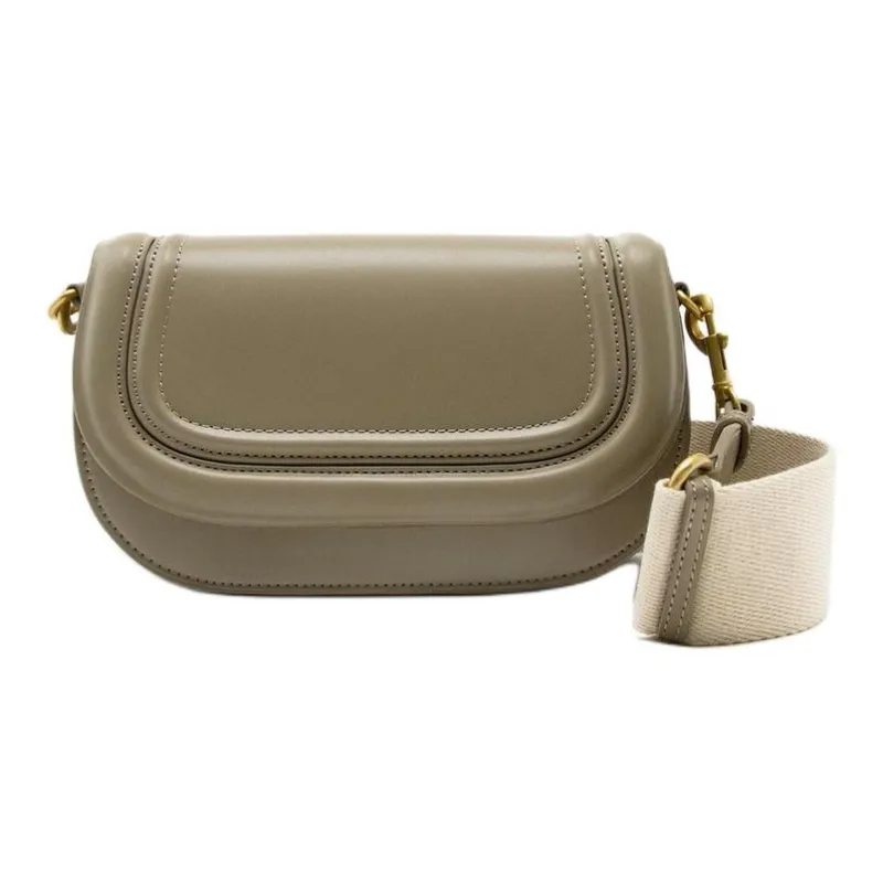 ZARA PU Portable Crossbody Bag, Shoulder Bag Small Size Women's Gray-0