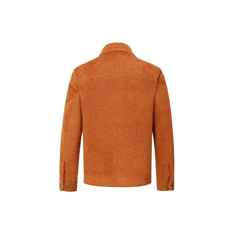 DAVID NAMAN FW23 Coats Men's Orange-1