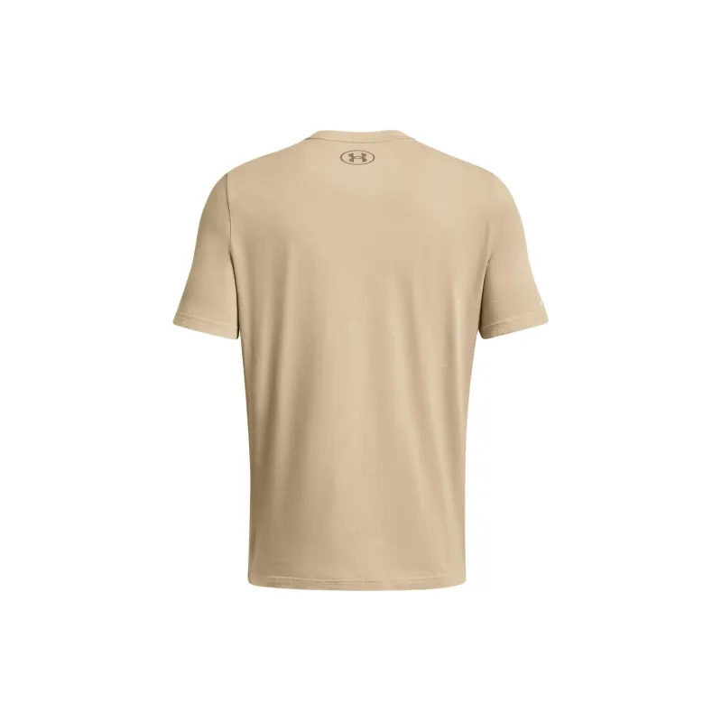 Under Armour UA Icon Charged Cotton® T Shirt Men's Brown-1